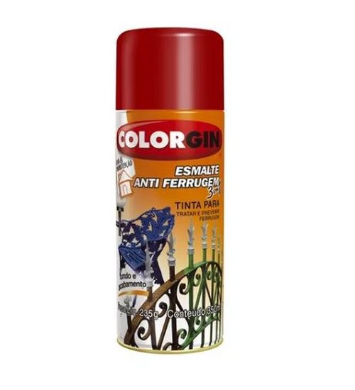 SPRAY ANTI FERRUGEM VERMELHO INTENSO