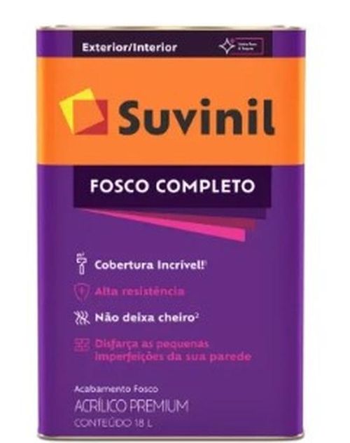 TINTA ACRILICA FOSCO COMPLETO BRANCO NEVE