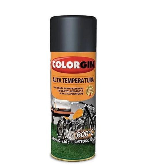 SPRAY ALTA TEMPERATURA 600 GRAUS PRETO