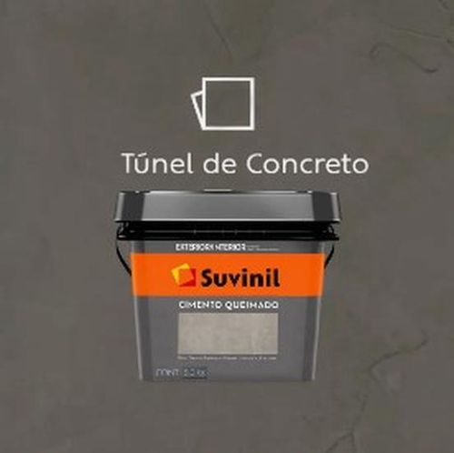 EFEITO CIMENTO QUEIMADO TUNEL DE CONCRETO