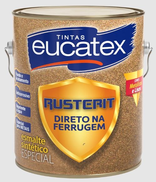 TINTA ESMALTE DIRETO FERRUGEM - RUSTERIT BRANCO