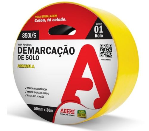 FITA DEMARCAÇÃO DE SOLO AMARELA