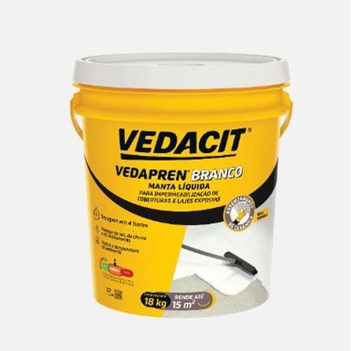 IMPERMEABILIZANTE VEDAPREN BRANCO 18KG VEDACIT BRANCO