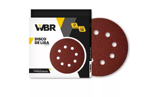 LIXA DISCO PARA PAREDE GRAO 120 8F 225MM WAGNER LIXA DISCO WAGNER