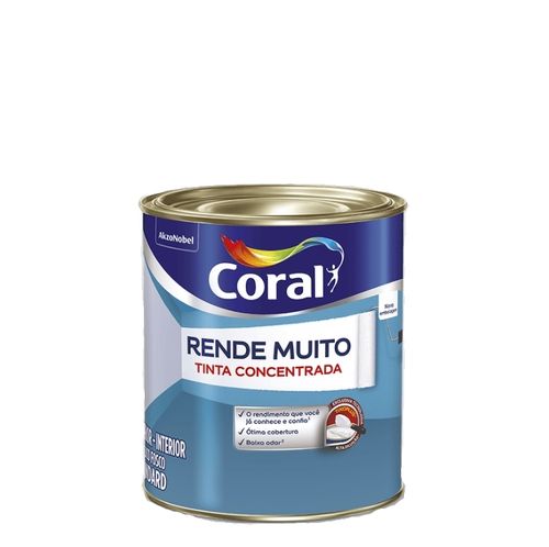 TINTA ACRILICA STANDARD CONCENTRADA RENDE MUITO BRANCO 900ML CORAL BRANCO
