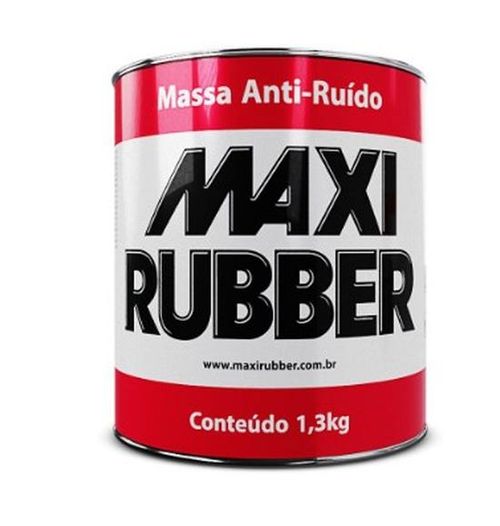 MASSA ANTI RUIDO PRETO 1,3KG MAXIRUBBER PRETO 3MG035