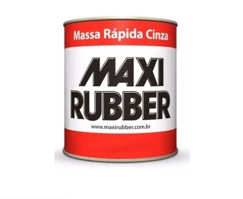 MASSA RAPIDA LACA CINZA 900ML MAXIRUBBER CINZA
