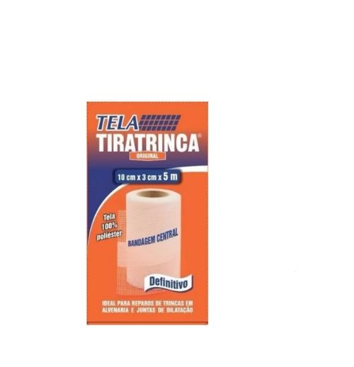 TELA ADESIVA PARA TRINCAS E FISSURAS 10X3X5M TIRATRINCA TELATIRATRINCA5MT