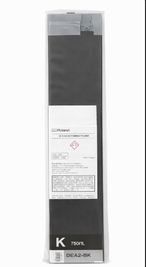 TINTA PARA IMPRESSAO ROLAND DG D-EA2-5 BLACK 500ML PRETO